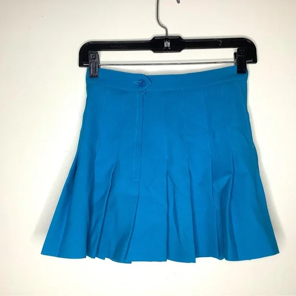 < Vintage HEAD Blue Pleated Tennis Skirt > - Picture 3 of 4